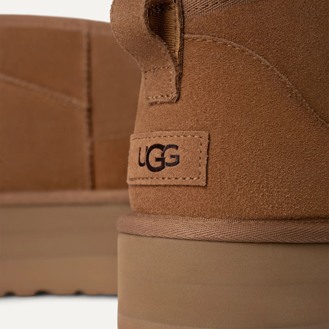 UGG 1135092 Classic Ultra Mini Platform Stivaletti Donna Chestnut