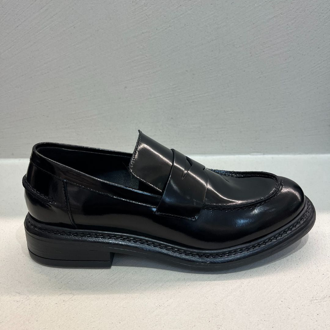 VSL Mocassino in Pelle Nero
