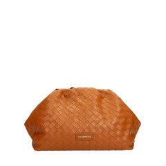VivienneD Maxi Pochette Twist Cuoio