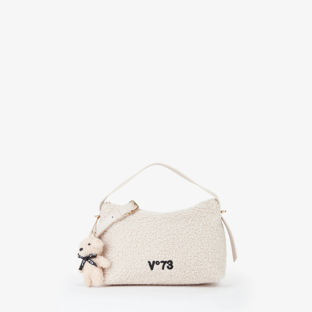 V°73 Isabella 73BS9D001P Borsa a Spalla Donna Ecru