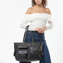 V°73 Liliana 73BS9EY01 Borsa Shopping Donna Nero