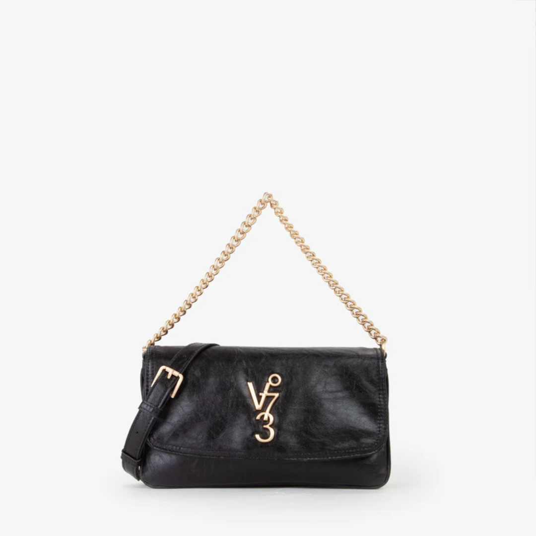 V°73 Louise 73BS9D303 Borsa a Spalla Donna Nero