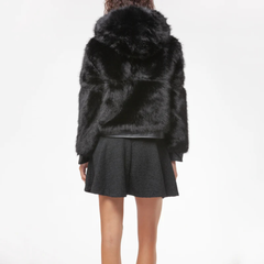 V°73 Penny 73C19EX02 Pelliccia Donna Nero