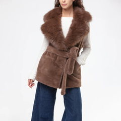 V°73 Penny 73C19EX04 Pelliccia Donna Marrone