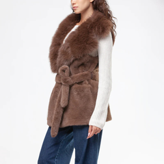 V°73 Penny 73C19EX04 Pelliccia Donna Marrone