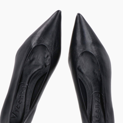 Vicenza 10181 Ballerine a Punta Donna Nero