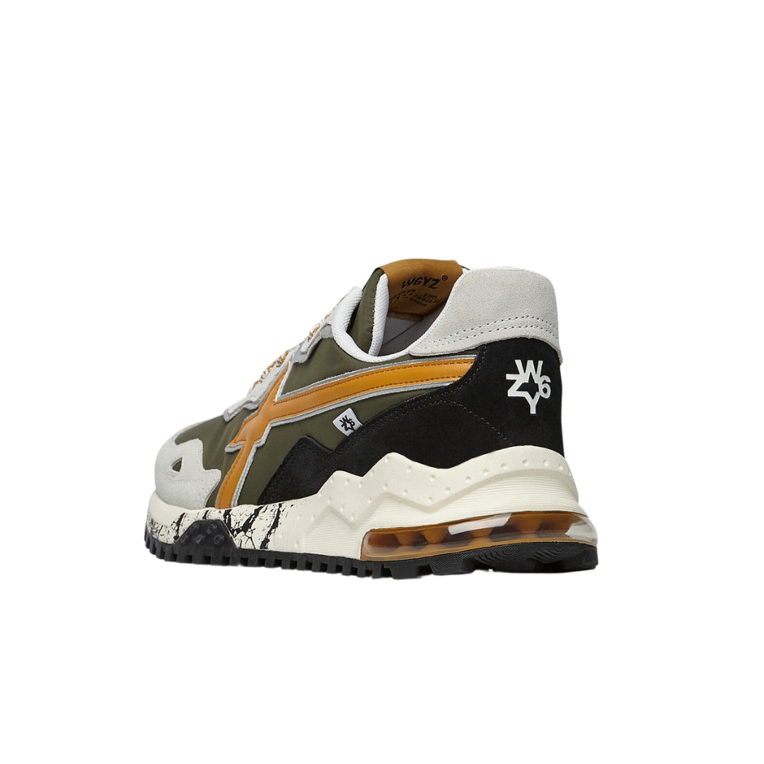 W6YZ BREEZE-M Sneakers  White-Militare-Zucca