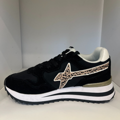 W6YZ YAK-W Sneakers Donna Black-Bone