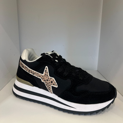 W6YZ YAK-W Sneakers Donna Black-Bone