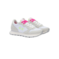 Sun68 Ally Solid Sneakers Donna Bianco/Fuxia