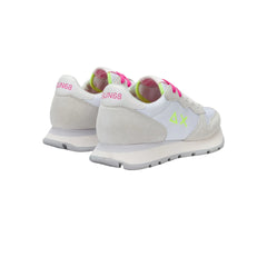 Sun68 Ally Solid Sneakers Donna Bianco/Fuxia