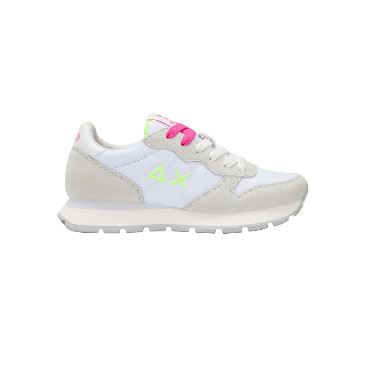Sun68 Ally Solid Sneakers Donna Bianco/Fuxia