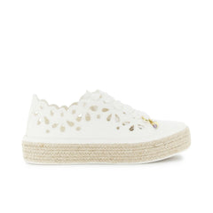 CafèNoir Sneakers in Tessuto Donna Bianco