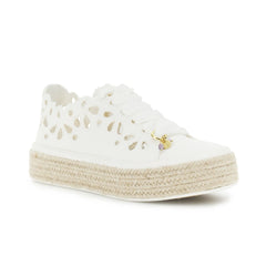 CafèNoir Sneakers in Tessuto Donna Bianco