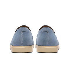 Clarks Torford Easy Mocassini Uomo Light Blu