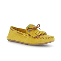 CafèNoir Mocassini in Camoscio Donna Giallo