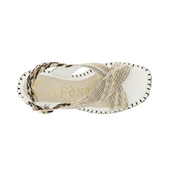 CafèNoir Sandali Incrocio Donna Multi Bianco