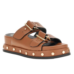 CafèNoir Sandali Borchie Donna Cuoio