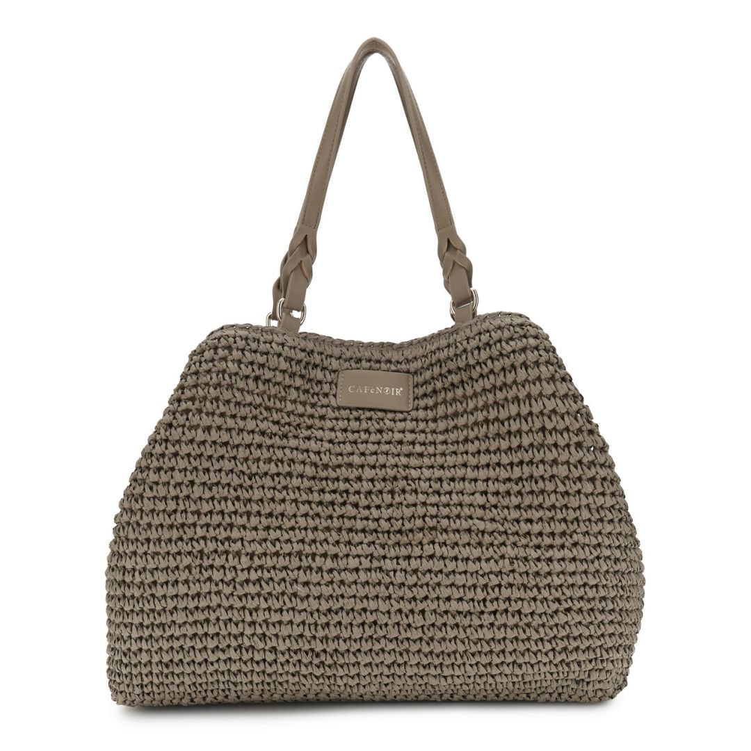 CafèNoir Borsa Crochet Donna Fango