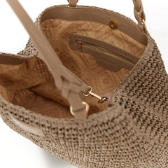 CafèNoir Borsa Crochet Donna Fango