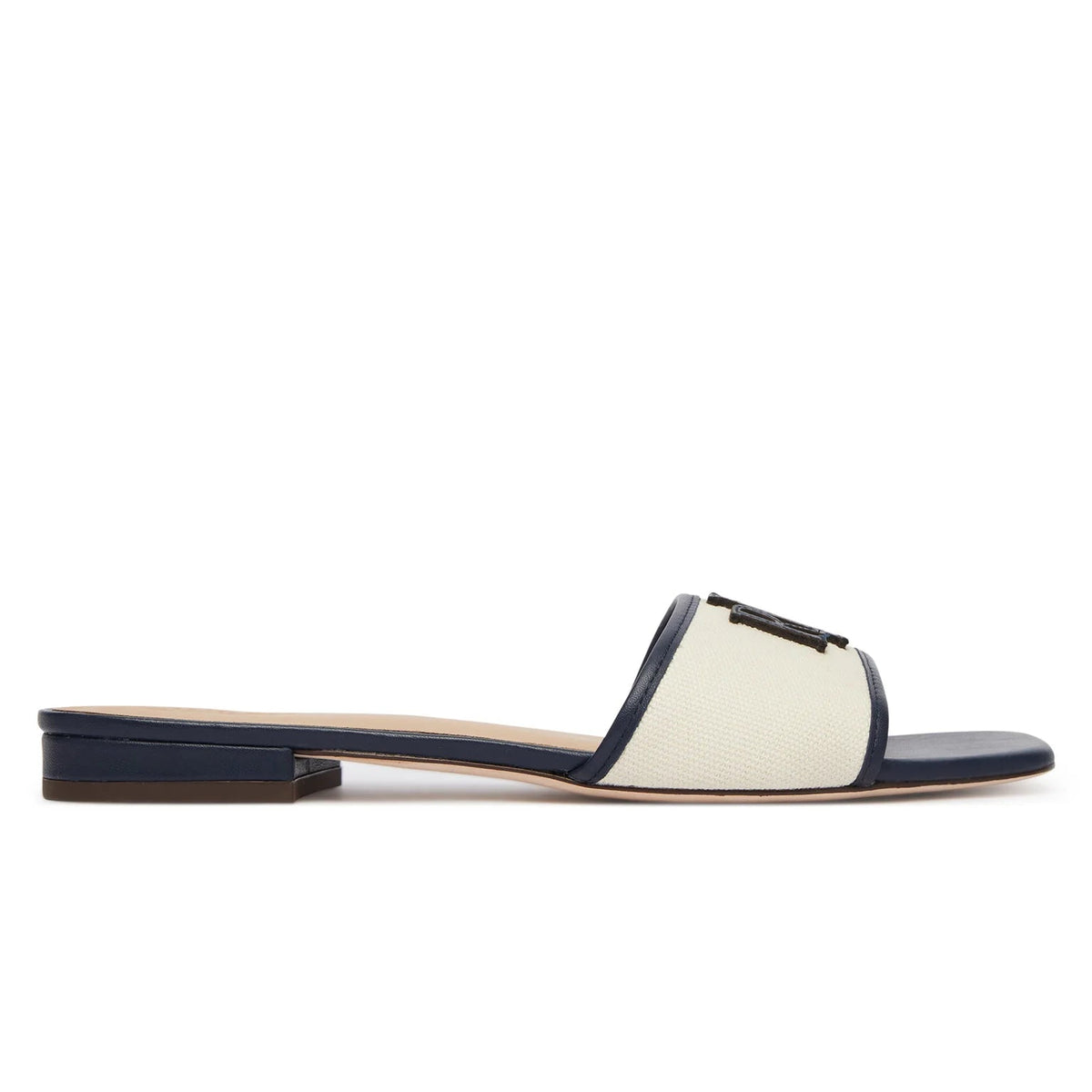 Ralph Lauren Ciabatte Donna Crema/Blue Navy