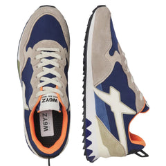 W6YZ Sneakers Uomo Taupe/Navy