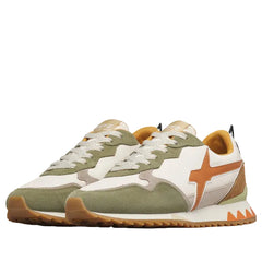 W6YZ Sneakers Uomo Militare/Beige/Orange