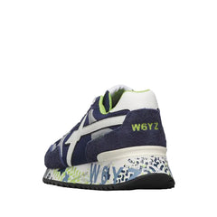 W6YZ Sneakers Uomo Navy/Silver/White