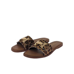 Verderosmarino Sandali Donna Cavallino Leopardo