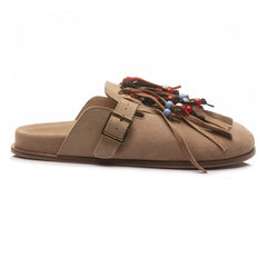 Mosaic Sabot Donna Beige