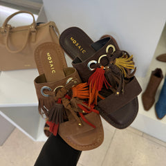 Mosaic Sandali Donna Brown