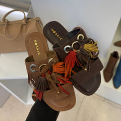 Mosaic Sandali Donna Tan