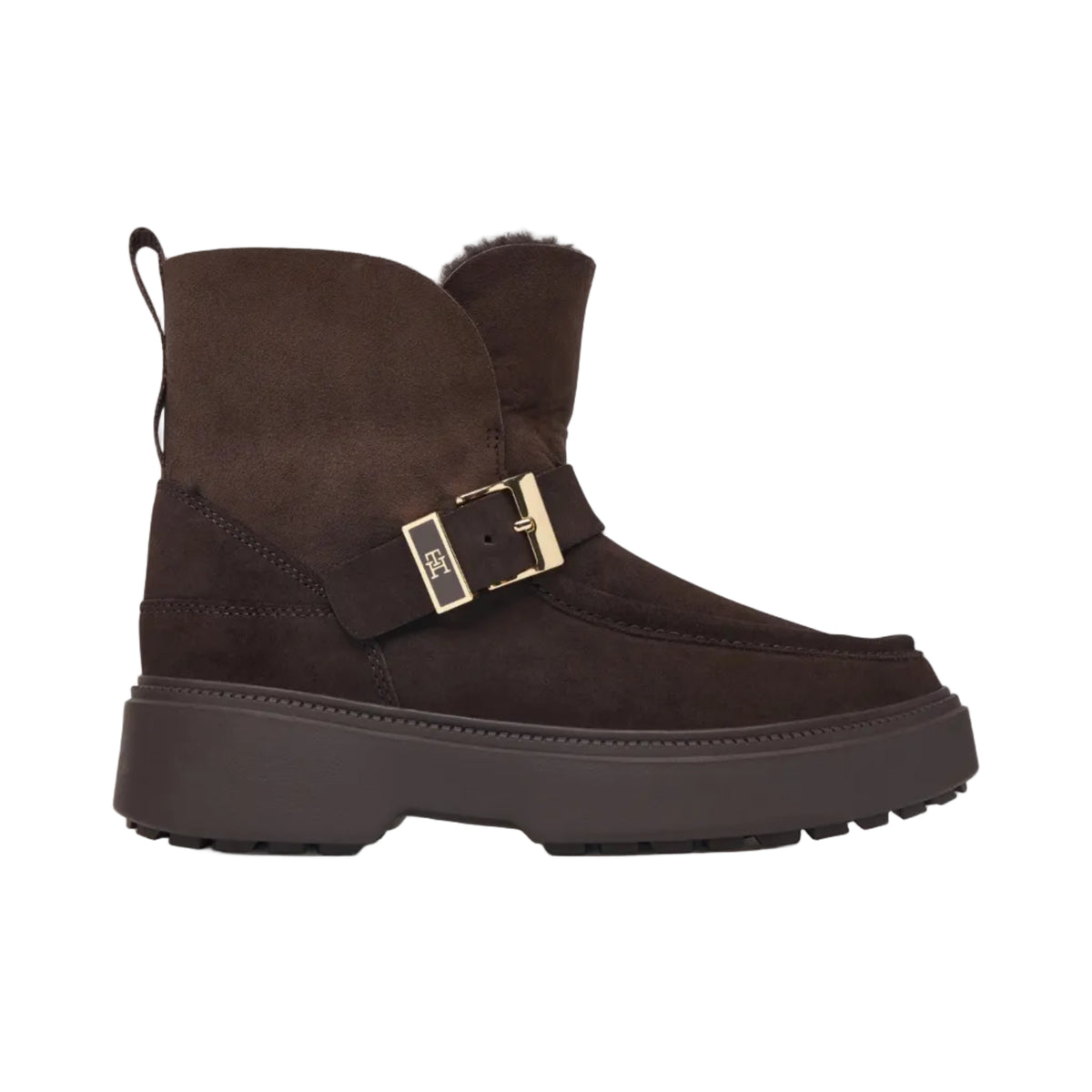 Tommy Hilfiger Snow Boot Donna Marrone