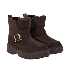 Tommy Hilfiger Snow Boot Donna Marrone