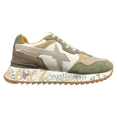 W6YZ Sneakers Uomo Militare/Taupe/White